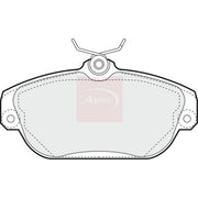 Apec Front Brake Pad Set fits Volvo 940 1990-1998 2.0 2.3 2.4