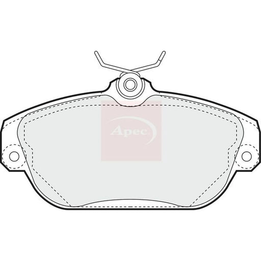 Apec Front Brake Pad Set PAD843