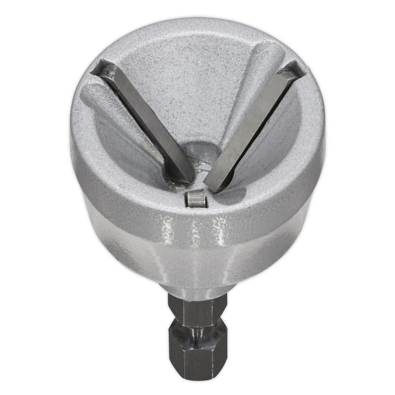 Sealey 3-19mm External Deburring Chamfer Tool 1/4" Hex Shank Thread Repair Sealey  - Dynamic Drive