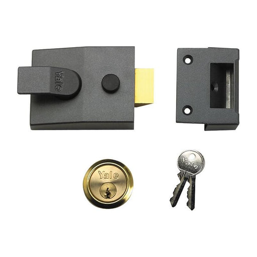 Yale Locks P88 Standard Nightlatch 60mm Backset DMG Finish Visi Yale Locks - Dynamic Drive
