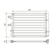 Valeo Air Conditioning Condenser 822840