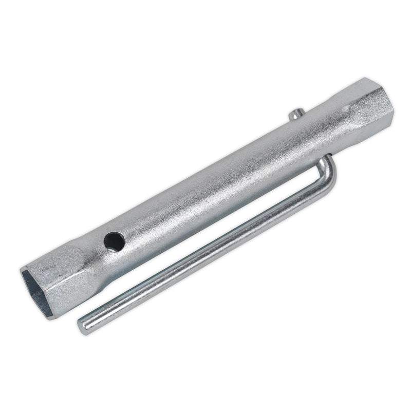 Sealey Double End Long Reach Spark Plug Box Spanner 18/21mm with L-Bar MS161 Sealey - Dynamic Drive
