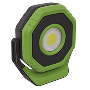 Sealey Rechargeable Pocket Floodlight with Magnet 360 14W COB LED Green Sealey - Dynamic Drive
