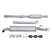 Hella End Silencer Rear fits Fiat Seicento / 600 1998-2010 1.1