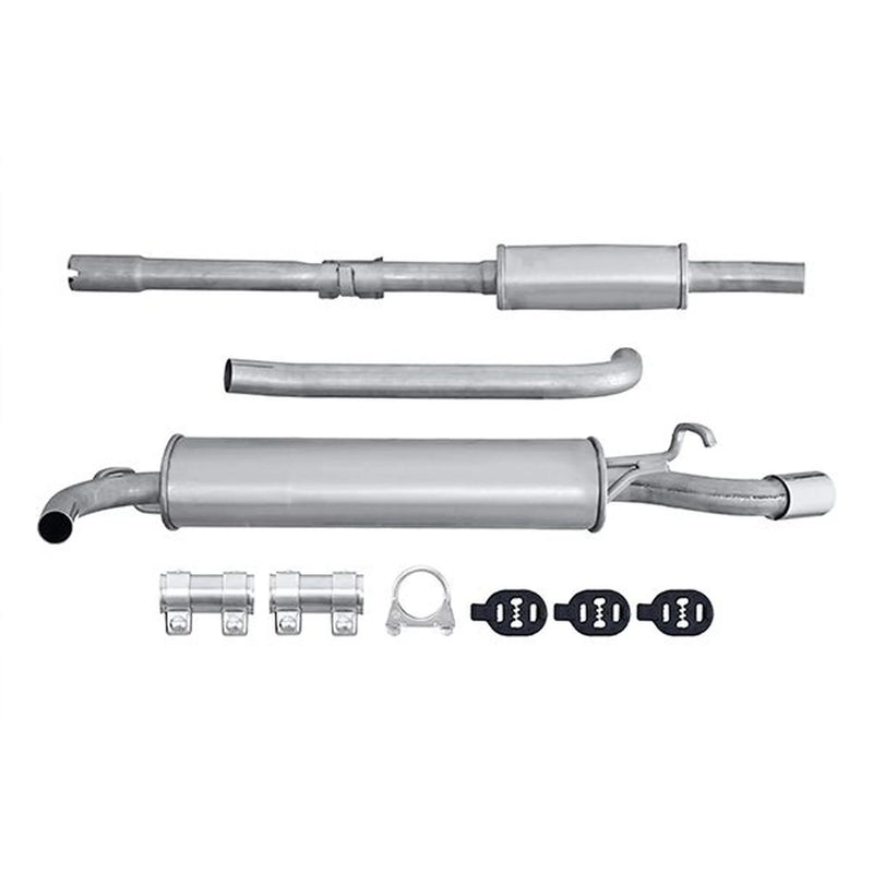 Hella End Silencer Rear fits Fiat Seicento / 600 1998-2010 1.1