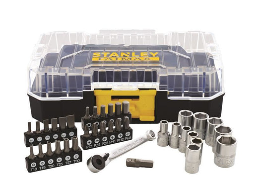Stanley® Hand Tools FatMax® PRO-STACK™ 1/4in Socket & Bit Set, 37 Piece STANLEY® Hand Tools - Dynamic Drive