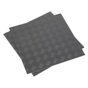 Sealey Vinyl Floor Tile Peel & Stick Backing-Silver Treadplate Pk16 FT1S Sealey  - Dynamic Drive