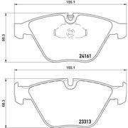 Brembo Front & Rear Pads fits BMW Z4 Roadster 2009-2016