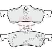 Apec Rear Brake Solid Discs & Pads fits Toyota Yaris/Vitz 2005-2011 1.0