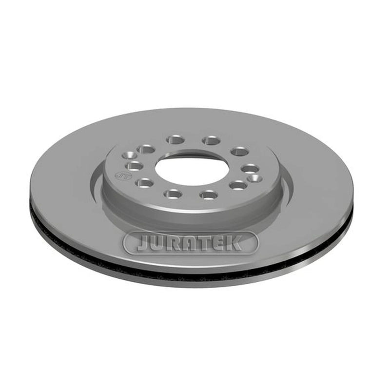 Juratek 2 x Vented Brake Discs fits MG Zs SUV 2017 on 1.0 1.5