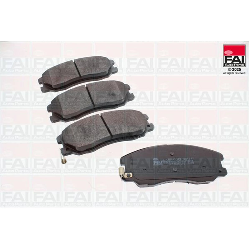 FAI Front Brake Pad Set fits Chevrolet Captiva 2006-2018 2.0 2.2 2.4 3.0 3.2