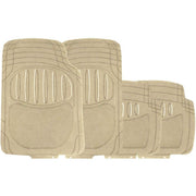 Car Beige Rubber Floor Mats Carpet Heel Pad Universal Fit UKB4C - NN4 Online