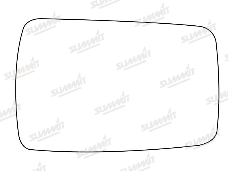 Summit Stick-On Standard Mirror Glass fits Ford Escort Orion 35 Van RHS Summit - Bars 4 Cars