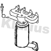 Klarius Catalyst Type Approved With Pipe fits Hyundai I20 II 2014-2021 1.2