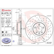 Brembo / Front Brake Discs 09.A773.1X-x2