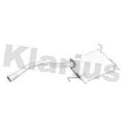 Klarius Box With Tail Pipe Rear fits Audi A4 B6 2000-2004 1.9