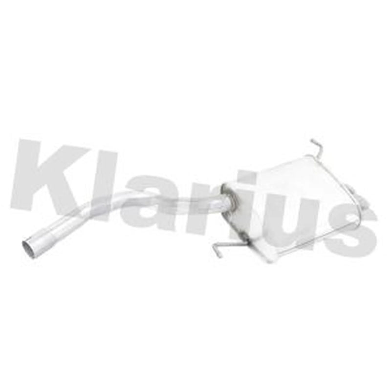 Klarius Box With Tail Pipe Rear fits Audi A4 B6 2000-2004 1.9