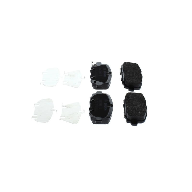 Bosch Front & Rear Pads fits Jeep Compass 2016-2017 1.4 1.6 2.0