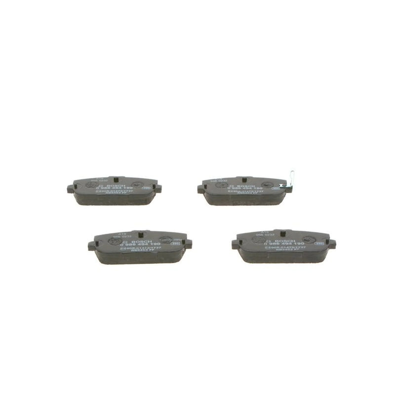 Bosch Front & Rear Pads fits Abarth 124 Spider 2016 on 1.4