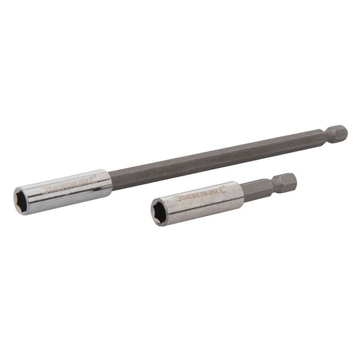 Silverline Magnetic Screwdriver Bit Holder 2pce 60 & 150mm Silverline - Dynamic Drive