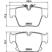 Mintex Front & Rear Pads fits BMW Xm 2022-2023