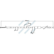 Apec Handbrake Cable Right Rear BBC3218