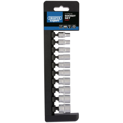 Draper Metric Socket Set, 1/4" Sq. Dr. (10 Piece) 50067 Draper - Dynamic Drive