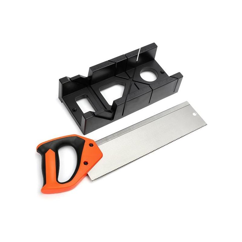 Pony Jorgensen Plastic Mitre Box with Saw 11.1/4in Pony Jorgensen - Dynamic Drive