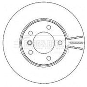 Borg & Beck Front Vented & Rear Vented Brake Discs & Pads fits BMW 3 2004-2012