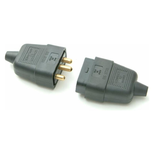 Smj Black Plug & Socket 10A 3-Pin SMJ - NN4 Online