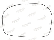 Summit Stick-On Standard Mirror Glass fits Honda Jazz 09 on LHS Summit - Bars 4 Cars