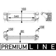 Mahle Intercooler (Charge Air Cooler)