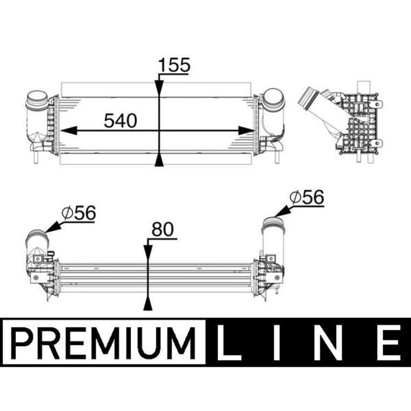 Mahle Intercooler (Charge Air Cooler)