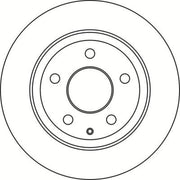 Abtex 2 x Solid Brake Discs fits Mazda 6 2012-2020 2.0 2.2 2.5