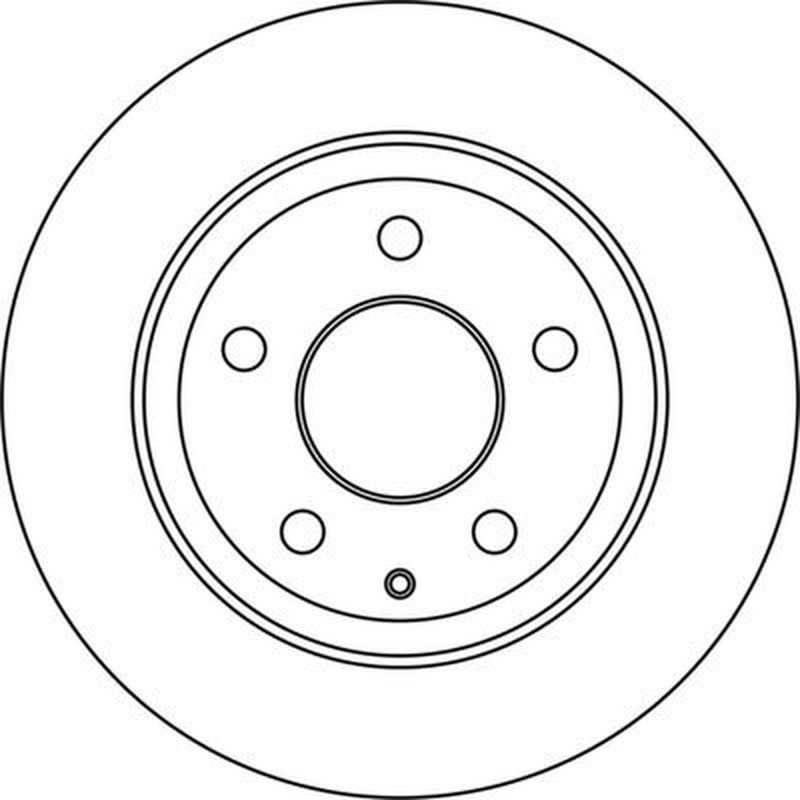 Abtex 2 x Solid Brake Discs fits Mazda 6 2012-2020 2.0 2.2 2.5