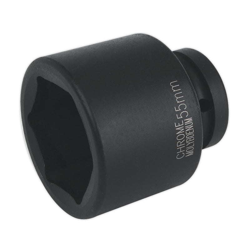 Sealey Impact Socket 55mm 1"Sq Drive IS155 Sealey - Dynamic Drive