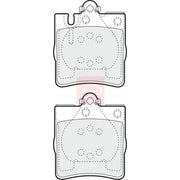 Apec Rear Brake Pad Set PAD1164