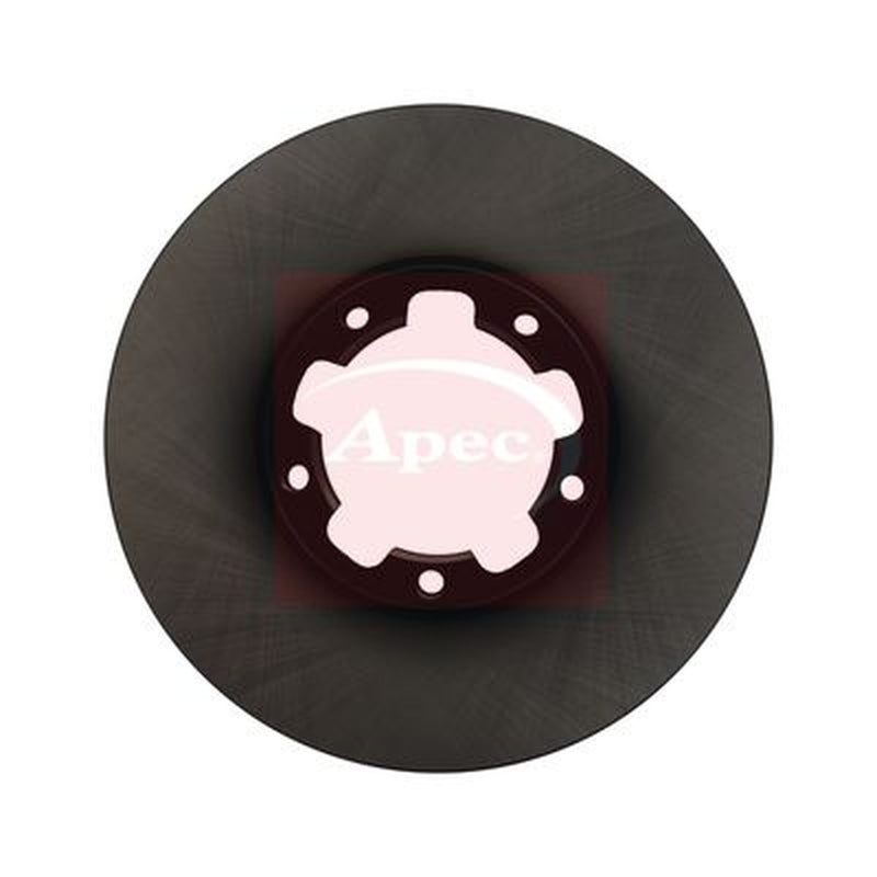 Apec 2 x Vented Brake Discs fits Nissan Cabstar E 1998-2006