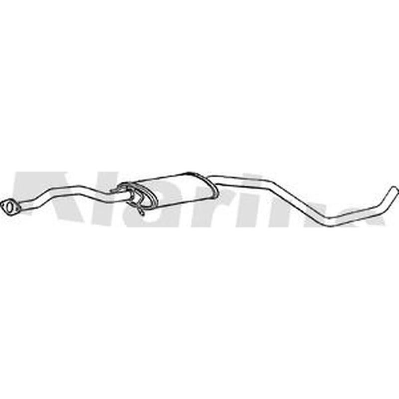 Klarius Box With Centre Pipe Centre fits Ford Escort VI Estate 1995-2001 1.8