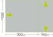 Quest Kestral Poled Drive Away Tailgate Campervan Awning (T5,6,6.1) Quest Leisure - Dynamic Drive