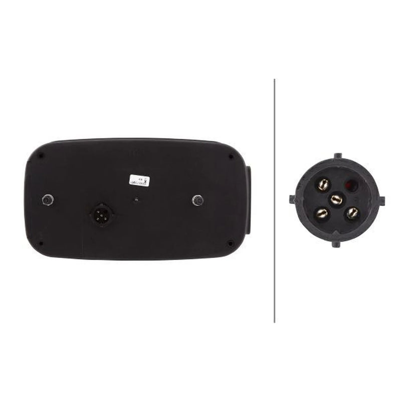 Hella Tail Light / Lamp PY21W Right