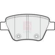 Apec Rear Brake Pad Set PD3313