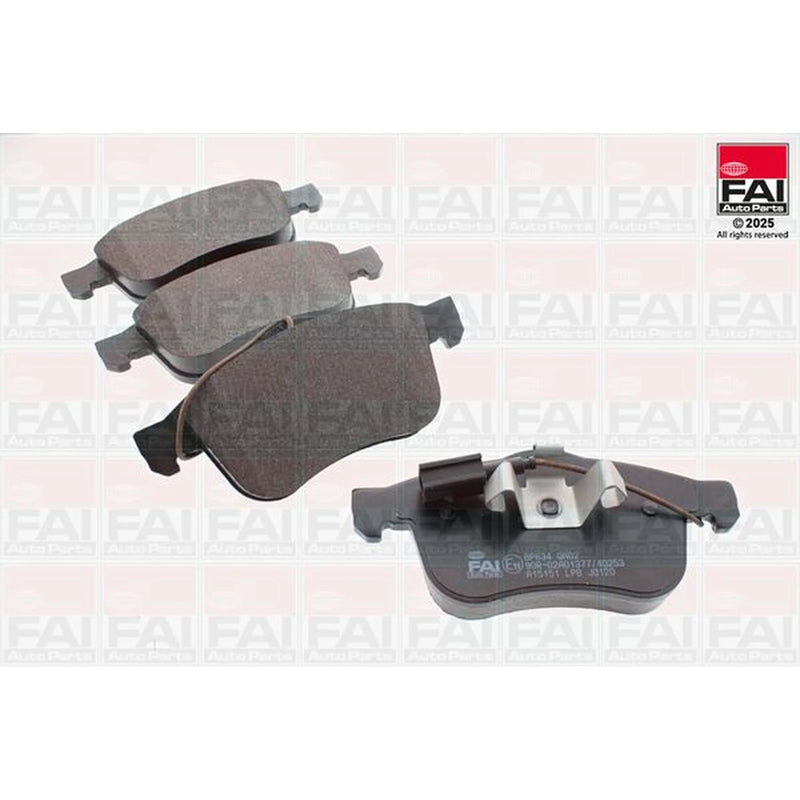 FAI Front Brake Pad Set fits Alfa Romeo Giulietta 2010-2020 1.4 2.0