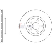 Fahren 2 x Vented Brake Discs fits Audi A6 C6 2004-2011 2.0 2.4