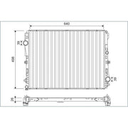 Valeo Engine Radiator 701141