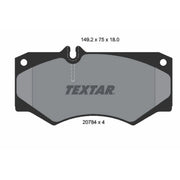 Textar Front Brake Pad Set 2078401