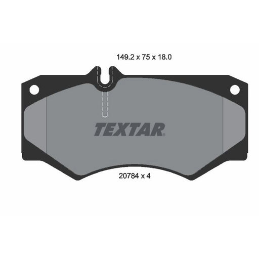 Textar Front Brake Pad Set 2078401