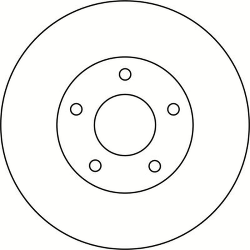 Abtex 2 x Vented Front Brake Discs BD1765V-x2