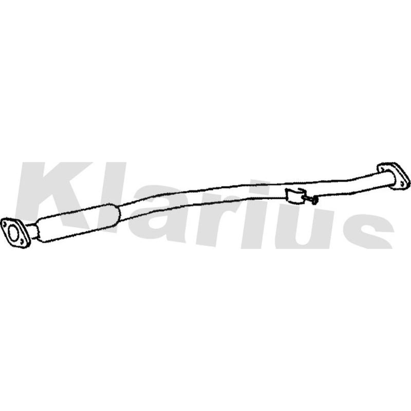 Klarius Box With Centre Pipe Centre fits Subaru Forester 1997-2002 2.0