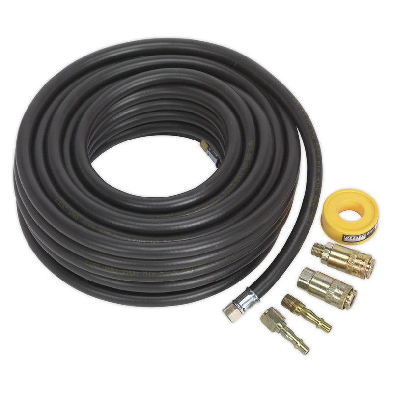 Sealey Air Hose Kit with Connectors 15m x 8mm AHK01 Sealey - NN4 Online 